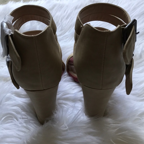 Strappy Block Heels - Picture 3 of 5